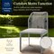 Best Choice Products Set of 2 Indoor/Outdoor Aluminum Woven Side Dining Chairs w/ All-Weather Rope